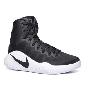Nike Womens Black Zoom Hyperdunk 2016 844391-001 Mid Top Athletic Shoes Size 8